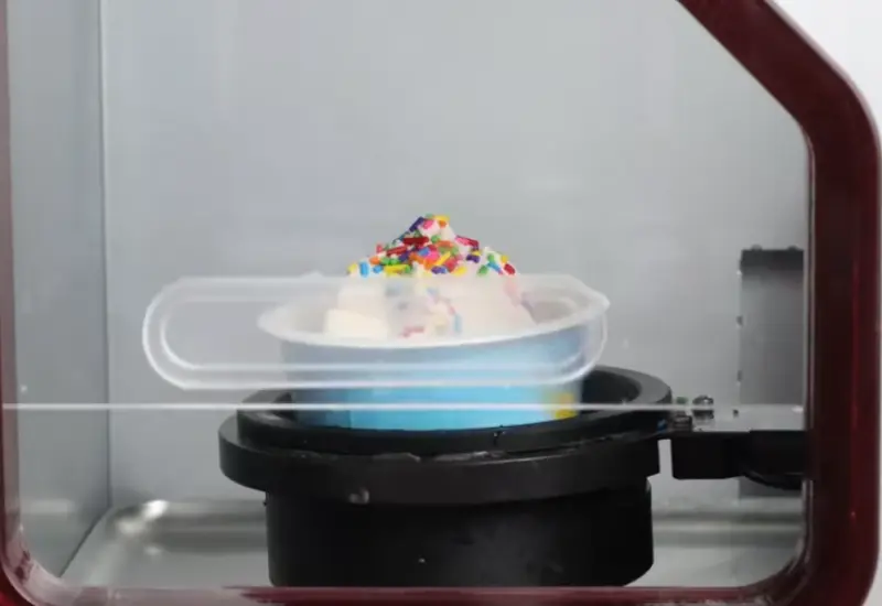 How does an Ice Cream vending Machine make ice cream