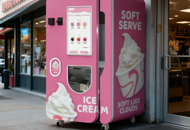 Technical Decoding: How Smart Ice Cream Vending Machines Reconstruct Commercial Returns Through 5-Second Rapid Cooling and Cloud-Based OS
