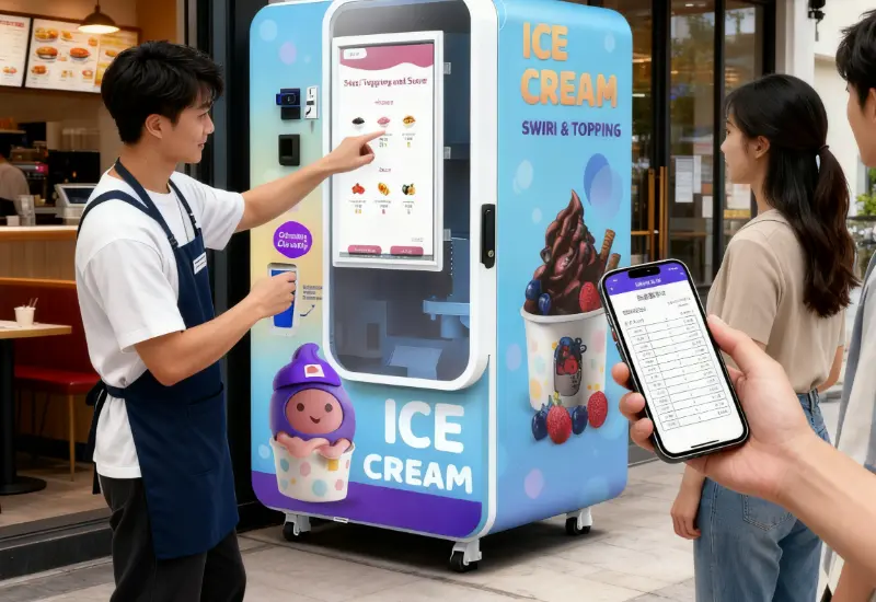 How Smart Systems Reduce Maintenance Costs in Robot Ice Cream Machines