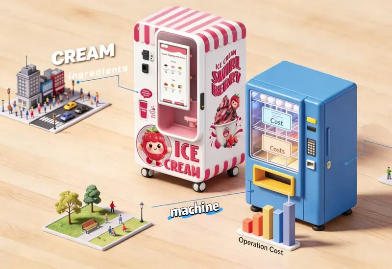 Soft Serve Ice Cream Vending vs. Frozen Yogurt: Which Has Better Margins?