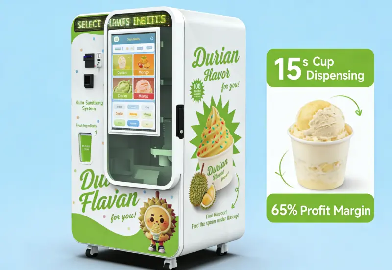 How Ice Cream Vending Machines Work: Inside the Technology Behind Fully Automated Soft Serve Robots