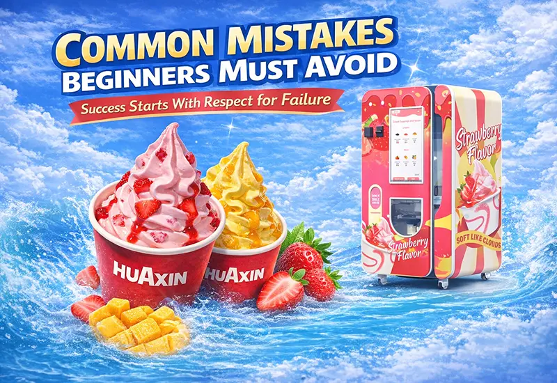 Common Mistakes New Ice Cream Vending Machine