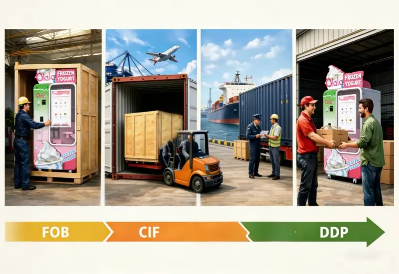 Global Shipping: A Logistics Guide for Importing Large Ice Cream Machines from China
