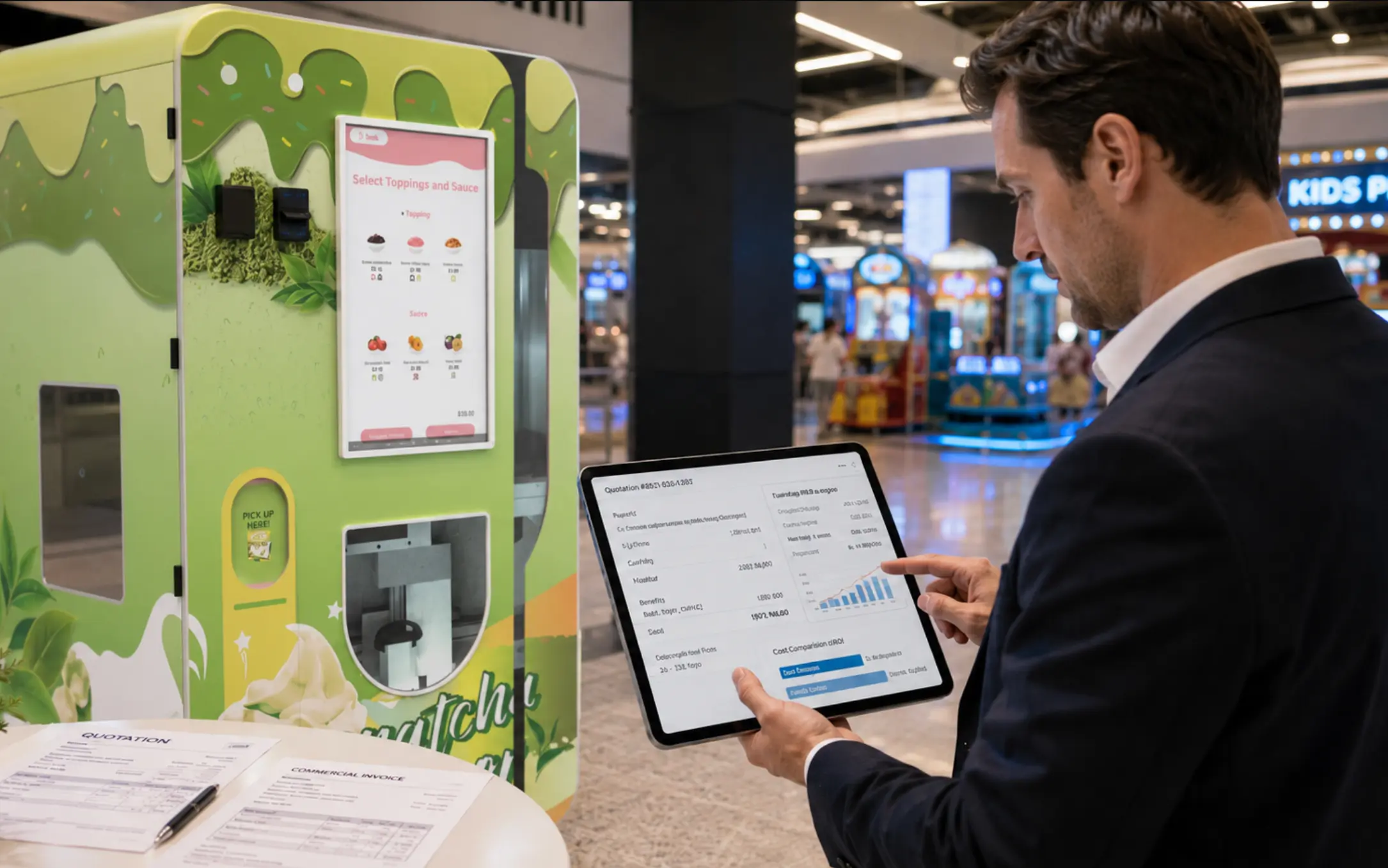 Ice cream vending machine price guide for commercial buyers