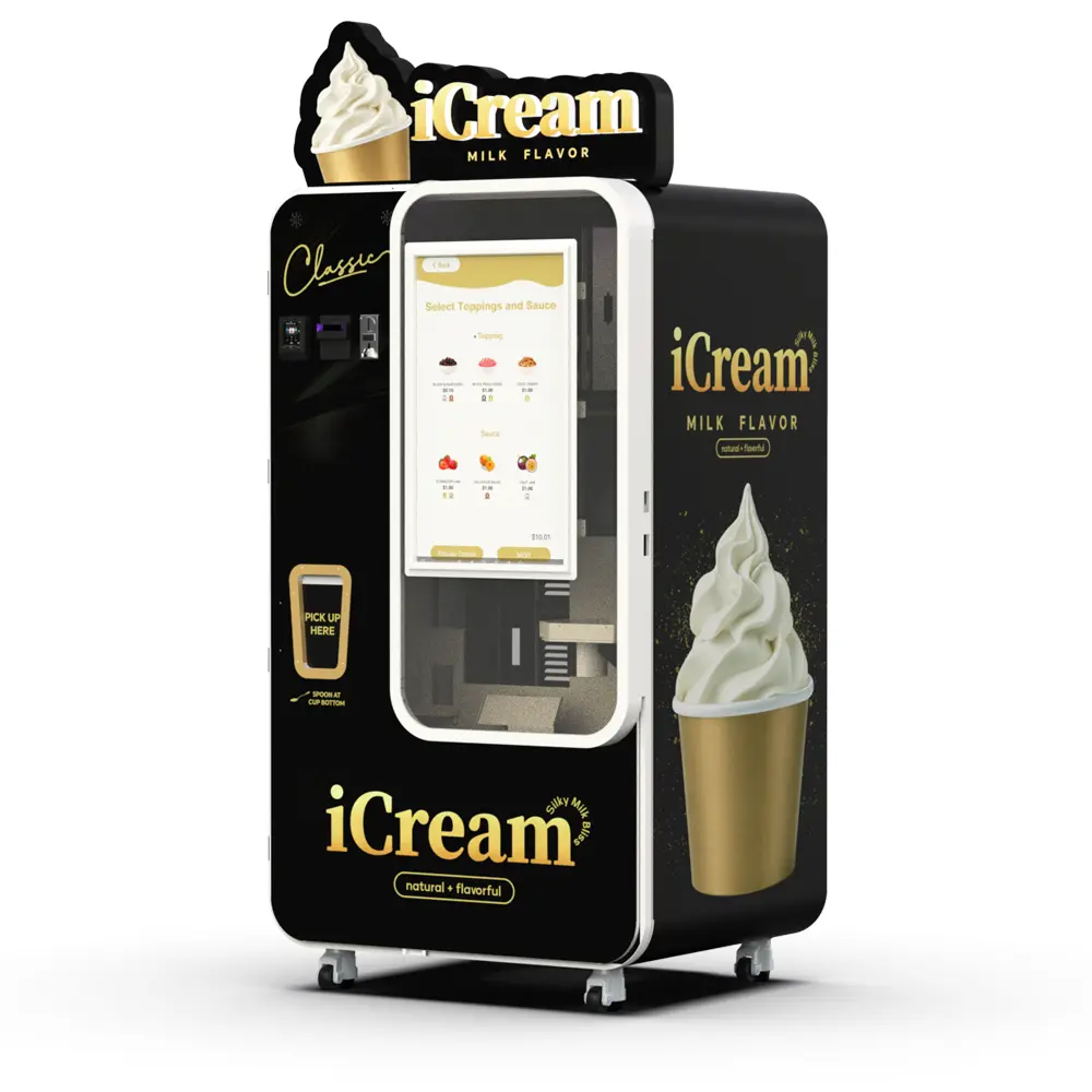 Automatic Ice Cream Vending Machine for 24/7 Self-Service Dessert Operation