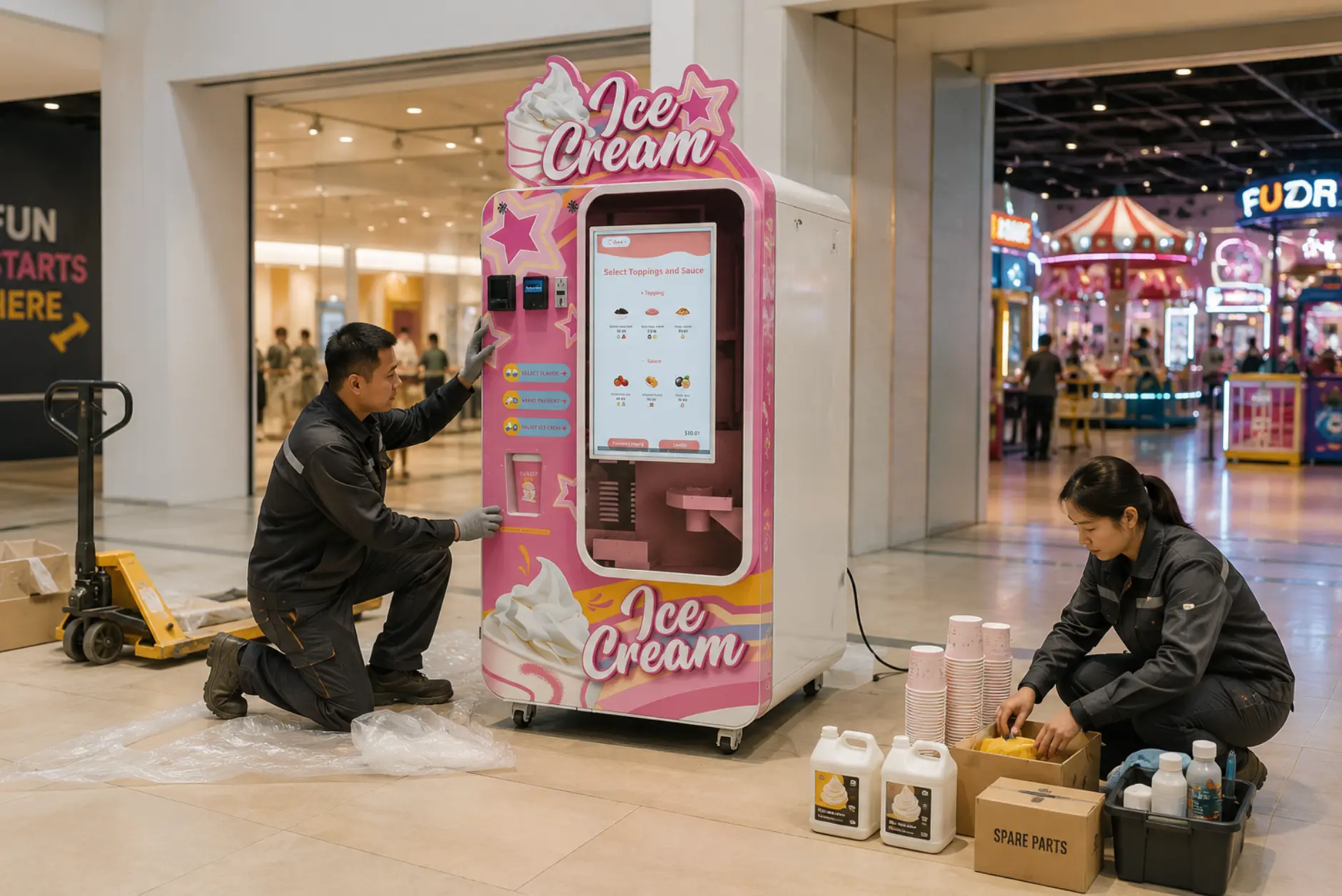 Ice Cream Vending Machine Startup Cost and Investment Planning for New Operators