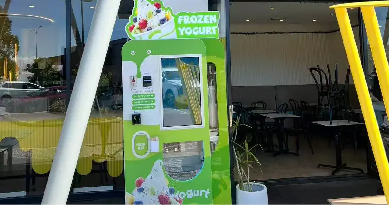 Ice cream vending machine placement scenario