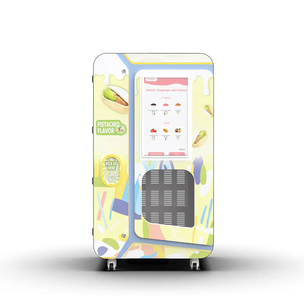 Full Automatic Ice Cream Vending Machine for Commercial Use