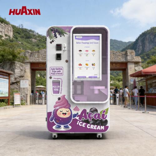 Fully automated smart soft serve ice cream vending machine-2007440535