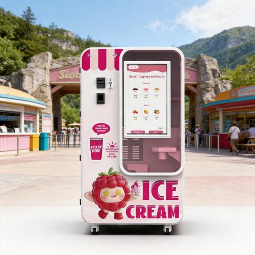 Huaxin automatic ice cream vending machine for commercial vending operators and self service retail deployment
