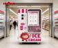 Huaxin automatic ice cream vending machine for scalable vending business deployment in cinemas