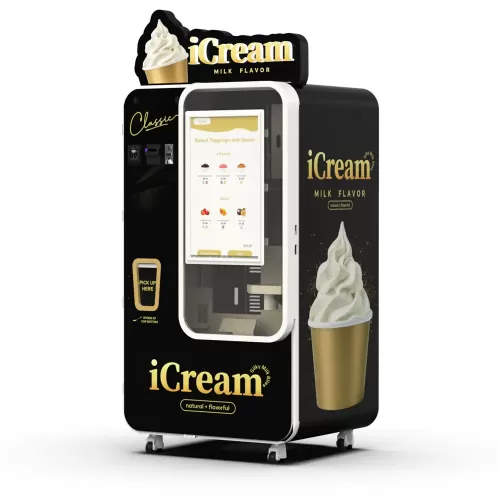 Huaxin automatic ice cream vending machine for vending operators and commercial dessert automation