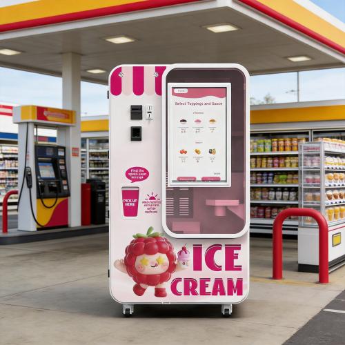 Huaxin automatic ice cream vending machine for vending operators and unattended retail business