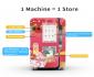 Ice cream vending machine with cashless payment system for vending operators
