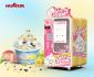 Ice cream vending machine with self cleaning system for commercial vending operators