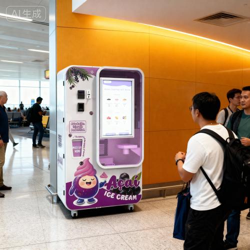 commercial ice cream vending machine for mall automatic soft serve ice cream mac-2145503946