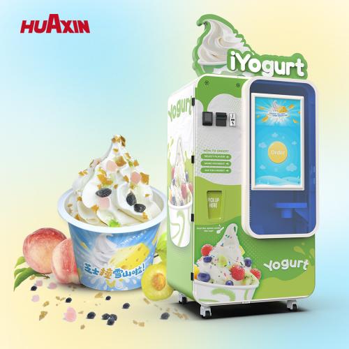 ice cream vending machine, automatic soft serve machine, commercial ice cream ki-876779486