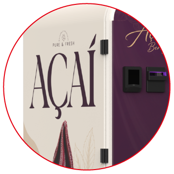 Custom exterior wrap for Huaxin Vending Machine