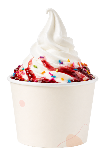 Soft serve ice cream for vending machine
